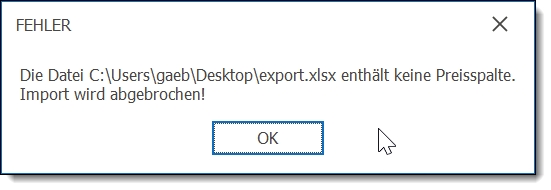 GAEB_Excel_import_Fehler