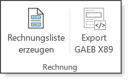 Excel-Aufmaß für GAEB-Online 2021: Rechnung aus GAEB-Aufmaß