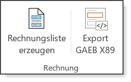 Excel-Aufmaß für GAEB-Online 2025: Rechnung aus GAEB-Aufmaß