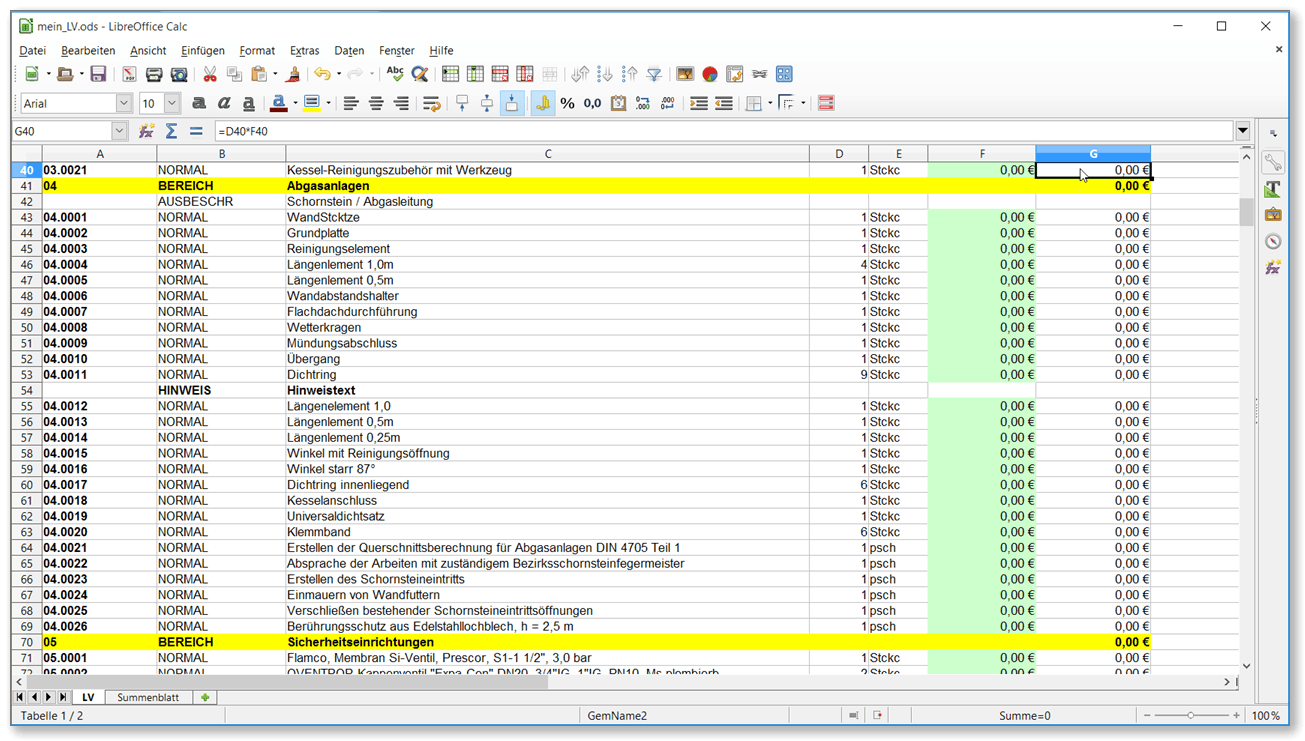GAEB, GAEB XML, P83, D84, GAEB 2000, GAEB 90, Excel, Exel, D84, RTF, Angebote, LV, Word, Leistungsverzeichnis, Leistungsverzeichnisse, LVs, Ausschreibung, Vergabe, Abrechnung, OpenOffice